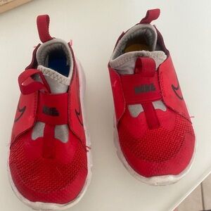 Nike red toddler sneakers